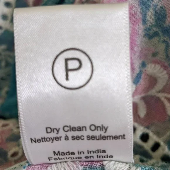 HEMANT AND NANDITA Kefi One Shoulder Mini Dress in Blue & Pink - size XS NWOT - Picture 15 of 15